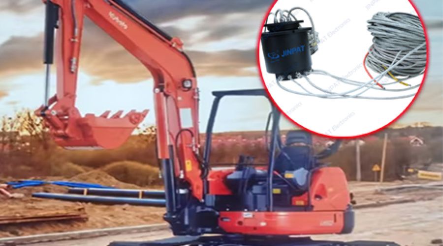 JINPAT slip ring helps the development of the construction machinery industry in 2024