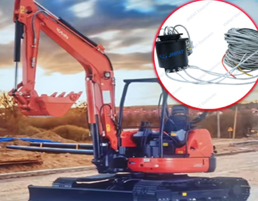 JINPAT slip ring helps the development of the construction machinery industry in 2024