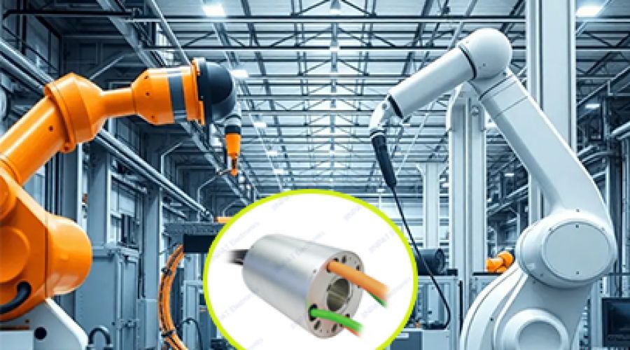 Through-hole, multi-channel: JINPAT LPT slip rings powering automation equipment