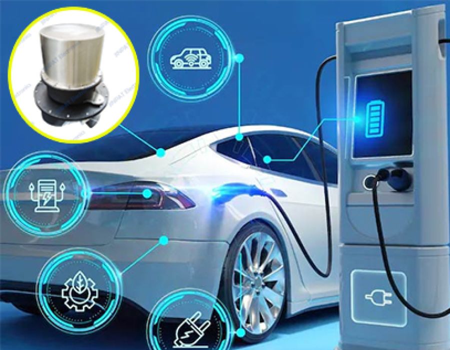 JINPAT slip rings provide the core power for new energy vehicle charging stations
