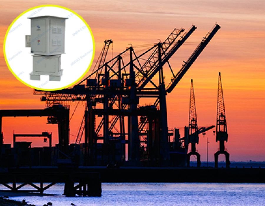 Giant booms pierce the sea, uninterrupted power: JINPAT LPA high-current slip rings empower offshore cranes