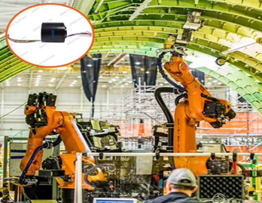 JINPAT Slip Rings: Providing flexible engineering solutions for industrial robots.